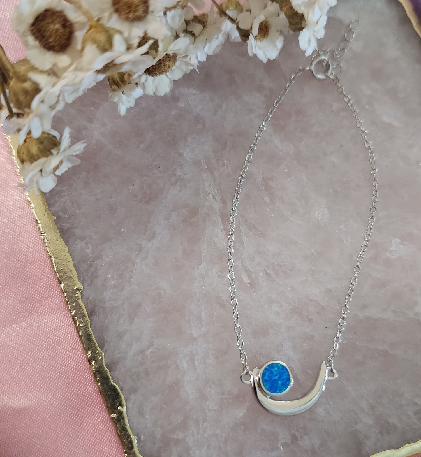 Pulsera de luna opal