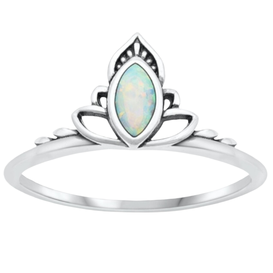 Sortija con piedra opal