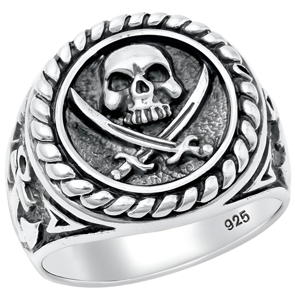 Sortija para hombre de pirata