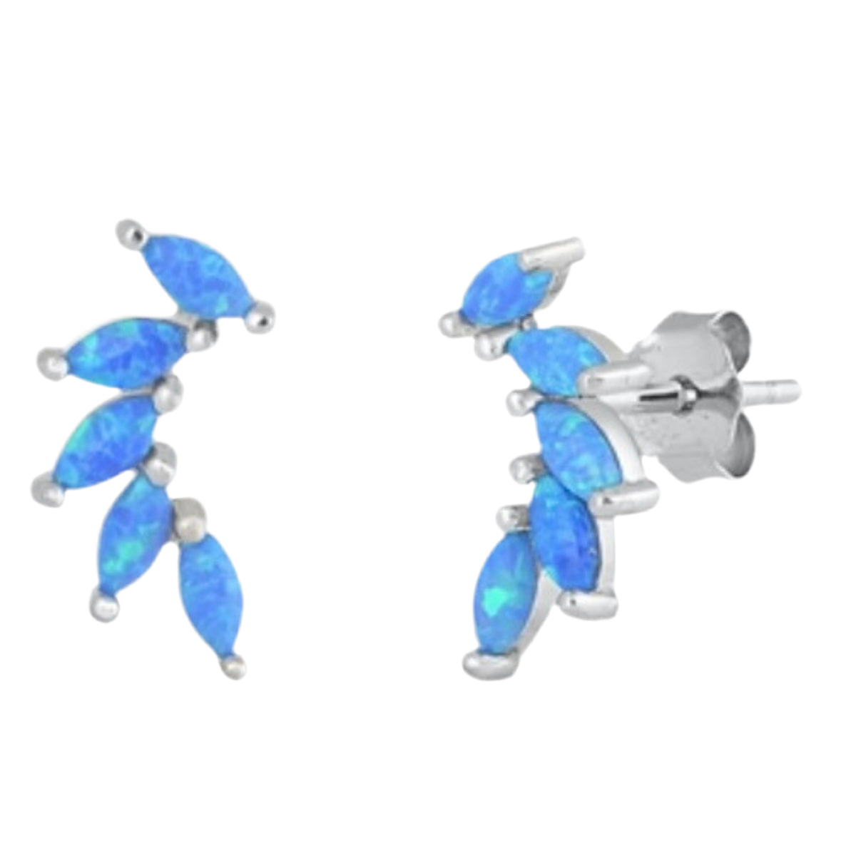 Pantallas con piedras opal azul