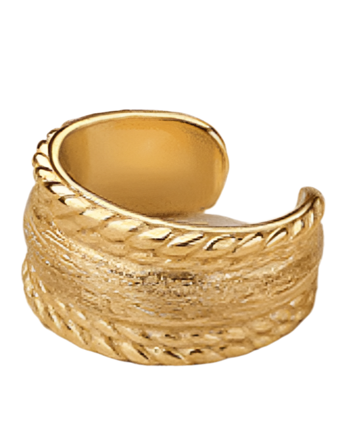 Ear cuff dorado