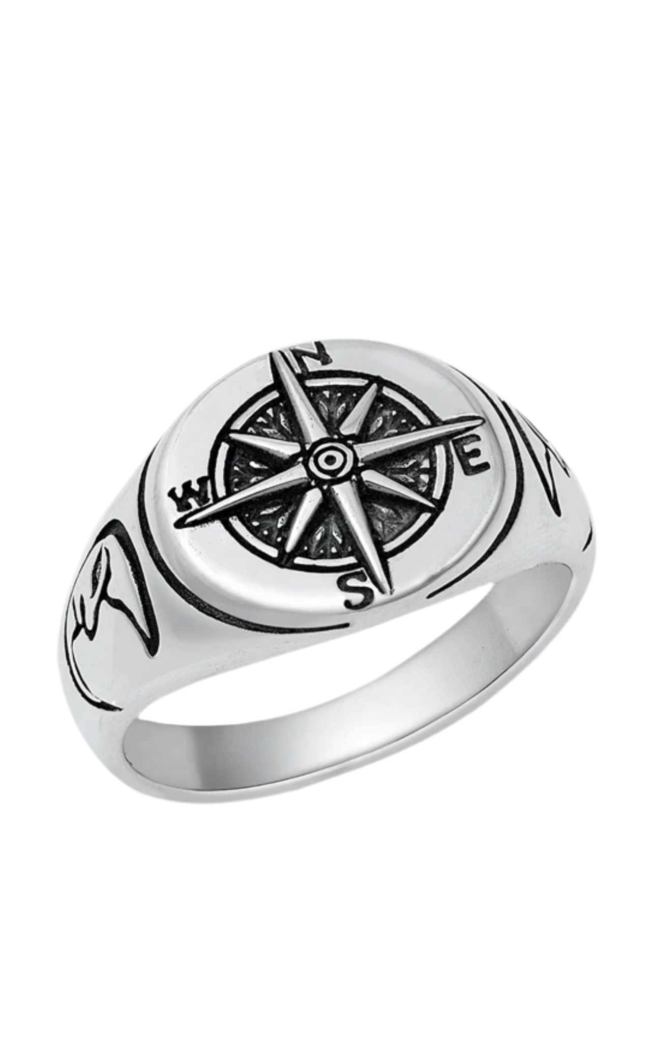 Sortija de compass para hombres