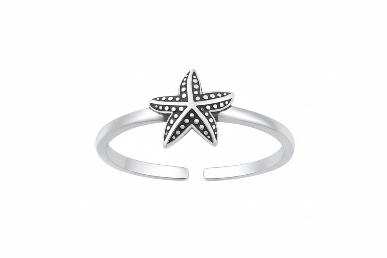Sortija de estrella de mar para pies