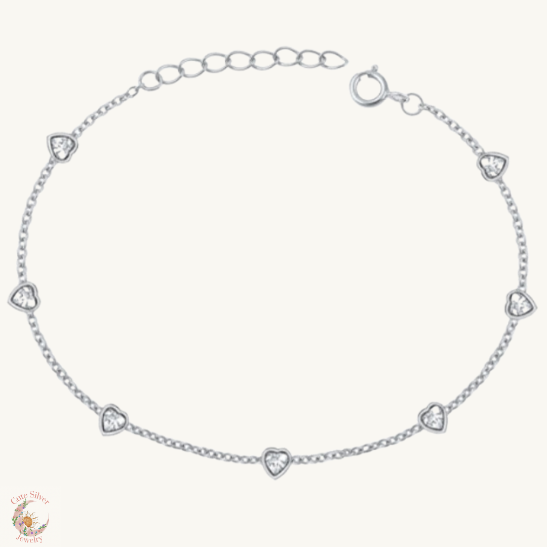 Pulsera de corazones
