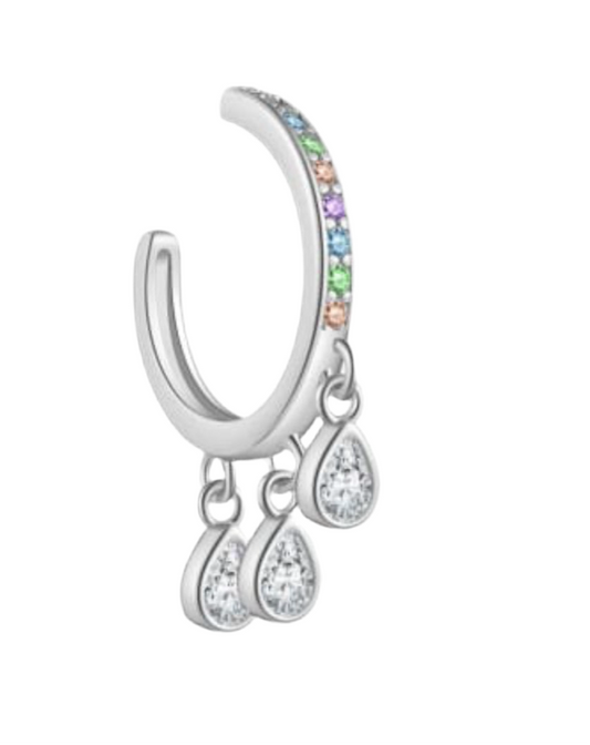 Ear cuff con piedras zirconias