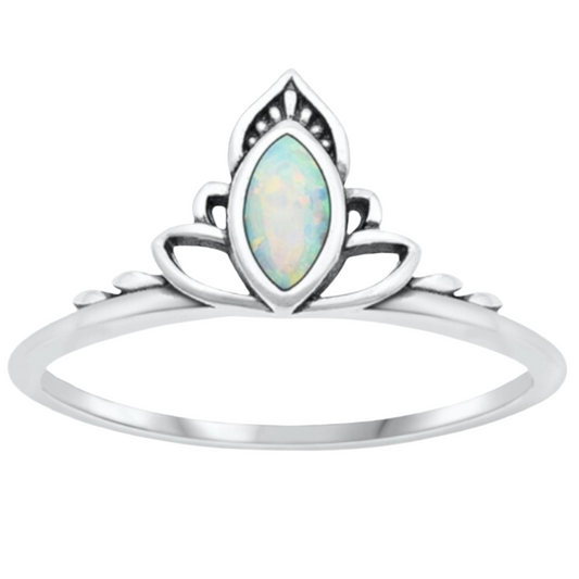 Sortija con piedra opal