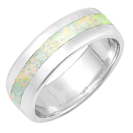 Sortija de hombre con piedra opal