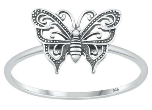 Sortija de mariposa