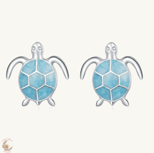 Pantallas de tortugas con piedra larimar