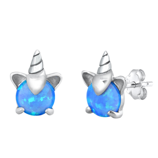 Pantallas de unicornio con piedra opal