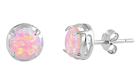 Pantallas con piedra opal rosa