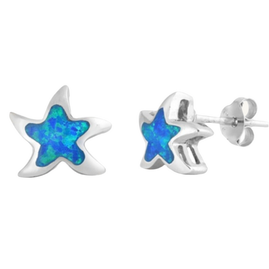 Pantallas de estrellas de mar con piedra opal