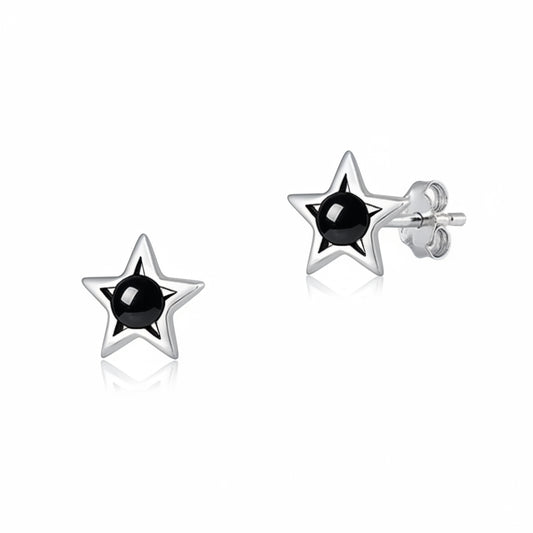 Pantallas de estrellas con piedra negra