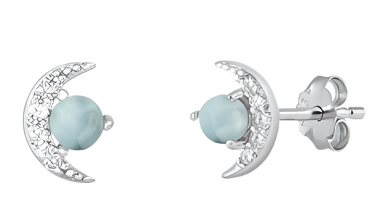 Pantallas de Luna con piedra Larimar