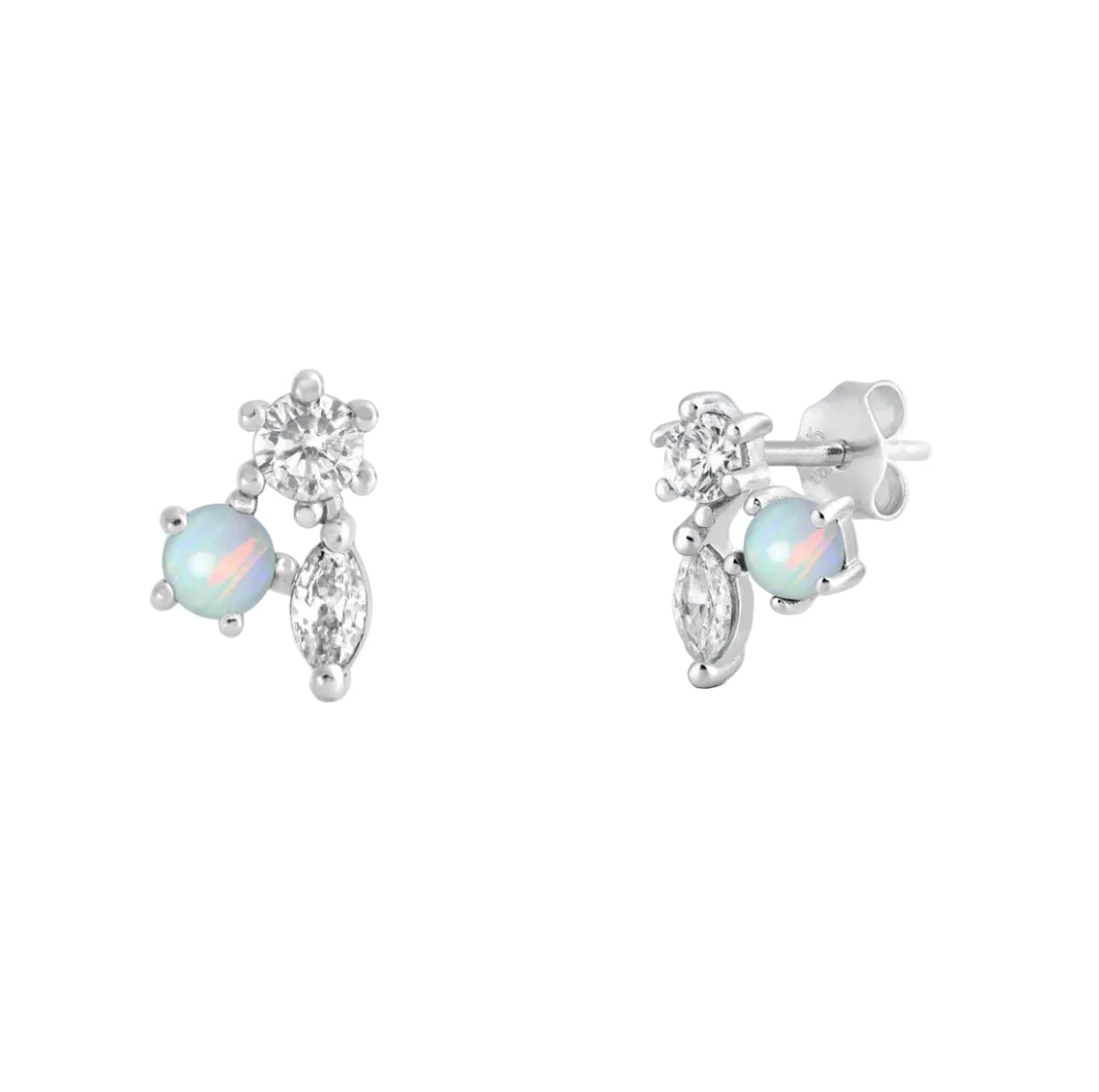Pantallas con piedras opal blanco