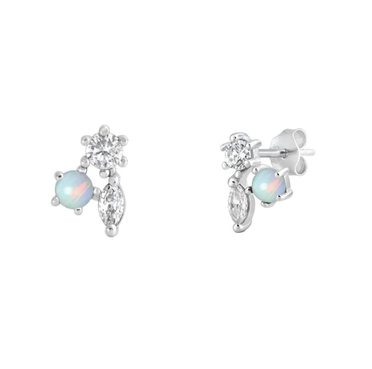 Pantallas con piedras opal blanco
