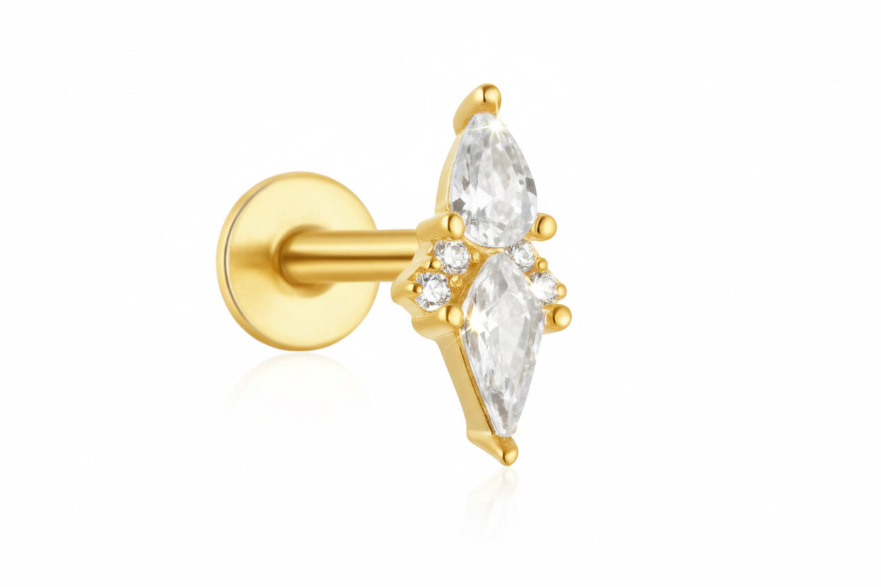 Pantalla para piercings