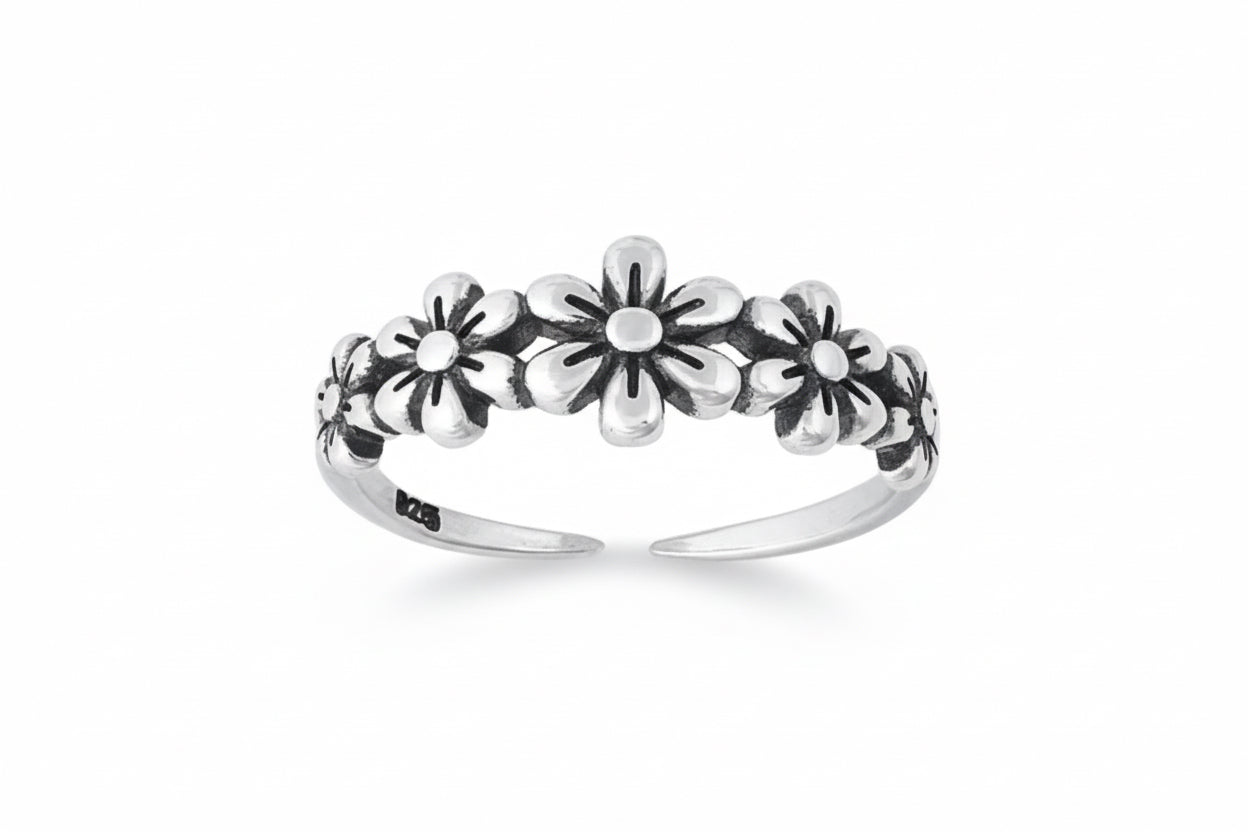 Sortija de flores para pies