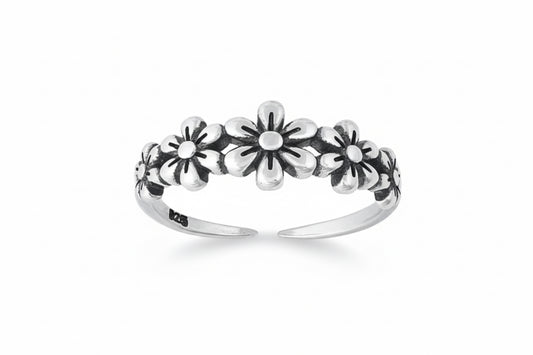 Sortija de flores para pies