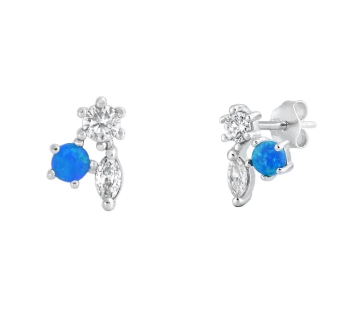 Pantallas con piedra opal azul