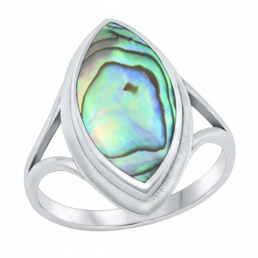 Sortija de abalone shell