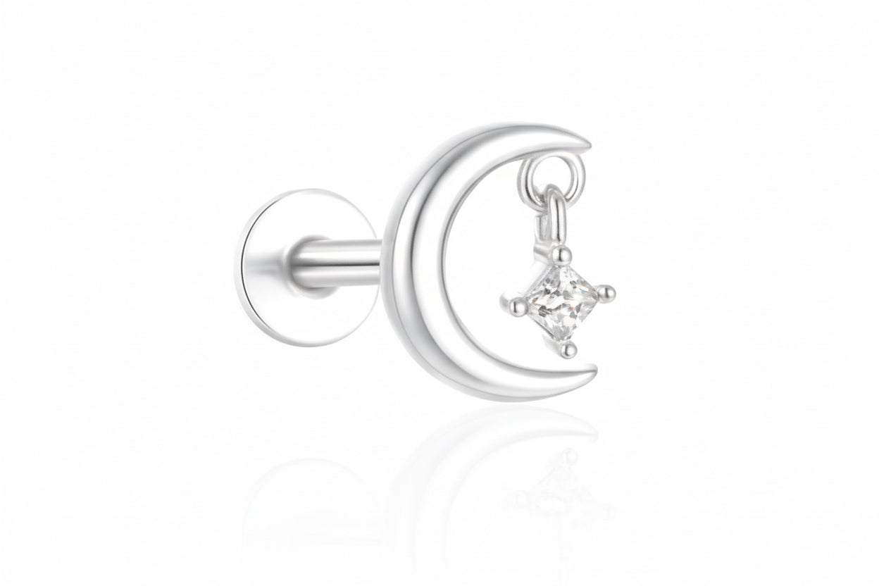 Pantalla para piercings de luna