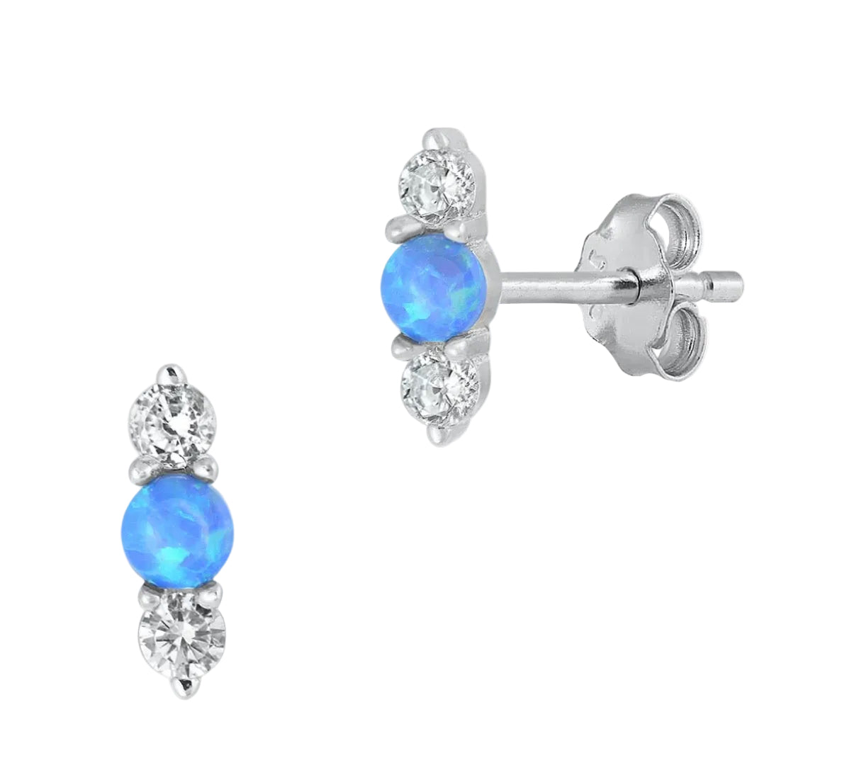 Pantallas con piedra opal azul