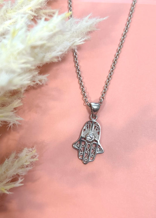 Collar de hamsa