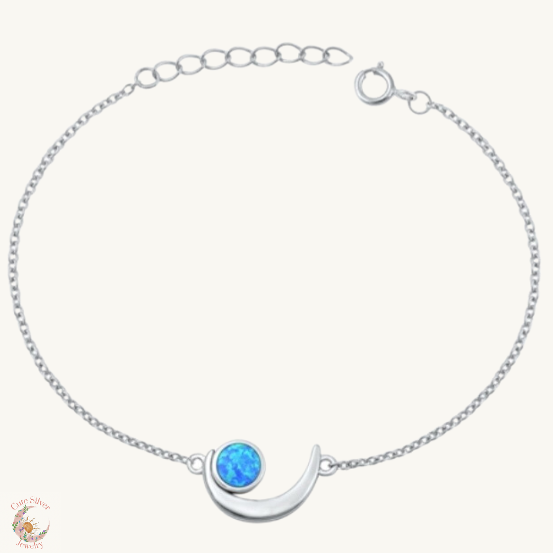 Pulsera de luna opal