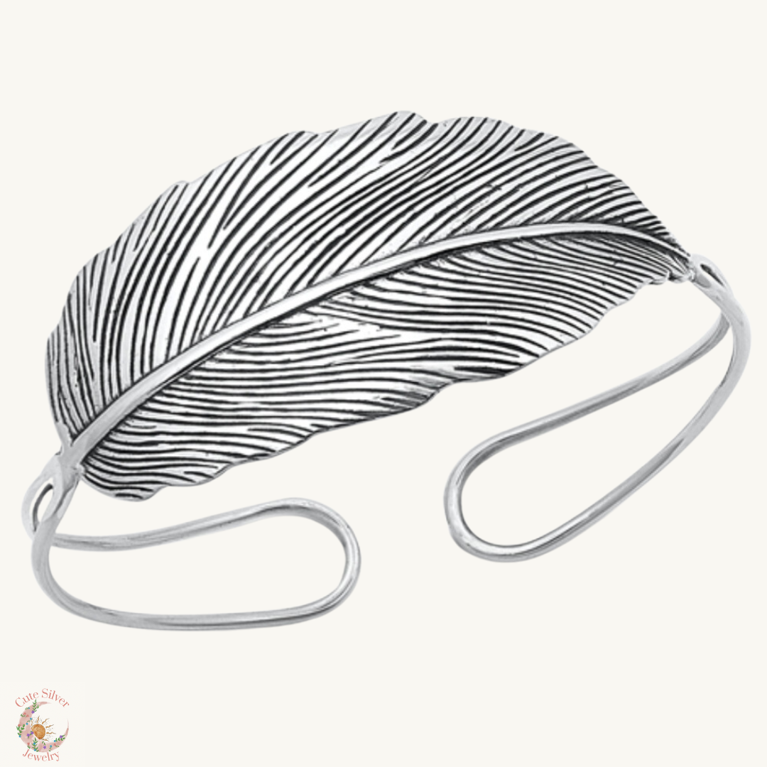 Pulsera "Bangle" de pluma